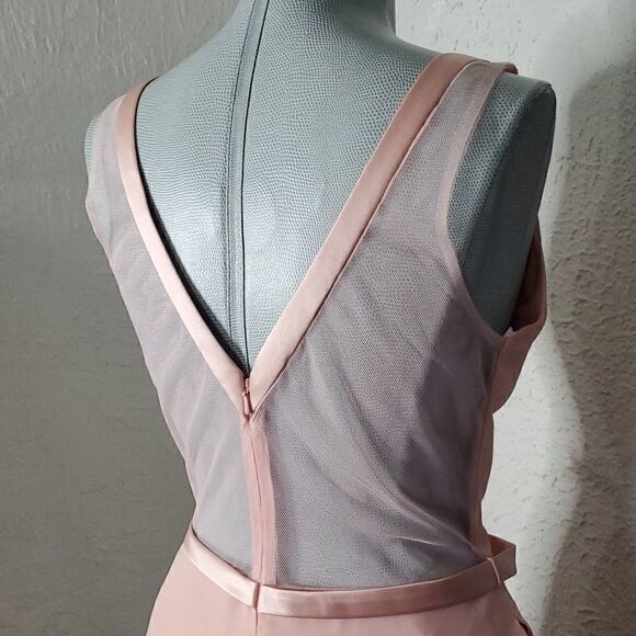 Christina Wu | Floor Length Sheer Back Gown - Picture 7 of 9